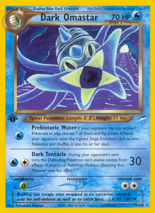 Neo Destiny Dark Omastar #19/105 first edition